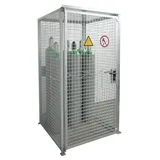 Bauer Südlohn Gasflaschen-Container Stahl 16 x Ø 230 mm mit Dach