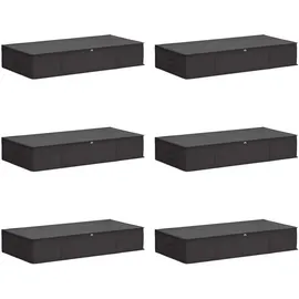 vidaXL Aufbewahrungsbox 50 cm 6-tlg. Anthrazit/Grau