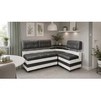 RODNIK Eckbank Latte – Gepolsterte Sitzbank mit Stauraum und Ablage, modernes Design für Küche und Esszimmer