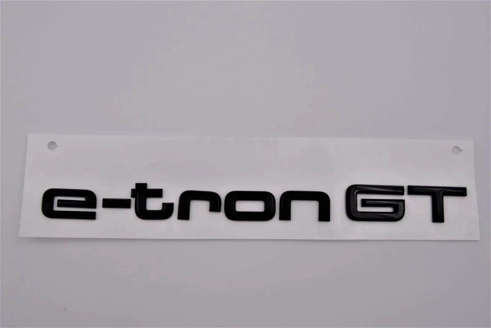 Original Audi e-tron GT Schriftzug Schwarz Heckklappe