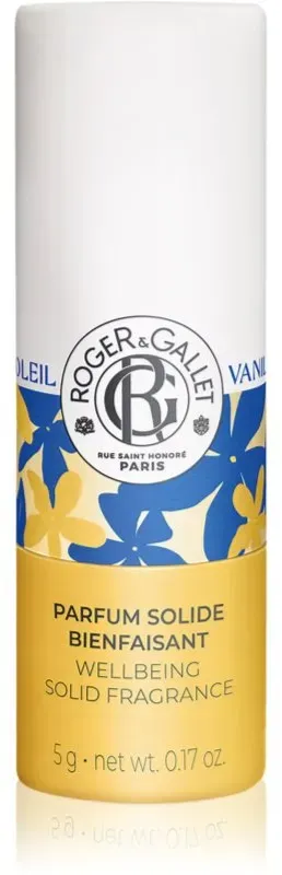 Roger & Gallet Vanille Soleil Wellbeing Solid Fragrance festes parfüm für Damen 5 g