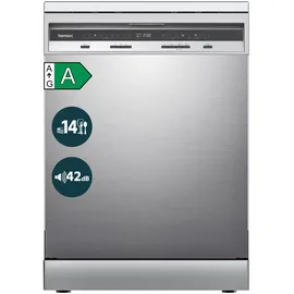Homex DWFS601442A-S Geschirrspüler (freistehend, 598 mm, Silber)