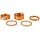 Hope Doctor 1 1/8 ́ ́ Spacer Steuersatz 4 Einheiten - Orange - One Size