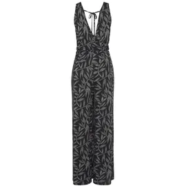 LASCANA Overall Damen schwarz-sand bedruckt Gr.44