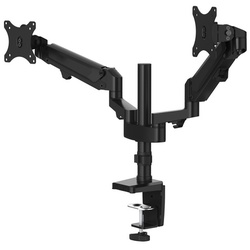 hama Monitorenarm »FULLMOTION«, schwarz, für alle TFT-/LCD-/LED-Monitore - schwarz | weiss