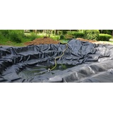 Aquagart Teichfolie PVC 6m x 6m 1,0mm schwarz Folie für den Gartenteich