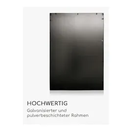 Casa Chic Croxley Wandspiegel Metallrahmen rechteckig 90 x 60 cmGold