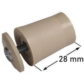 Inovatec 8 x INOVATEC Anschlagstopper 28 mm beige - Beige