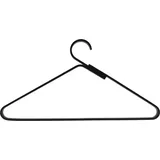 Simausrom - Kleiderbügel Ponos mit Hosensteg, 2in1 Hosenbügel und Kleiderbügel, Alu schwarz