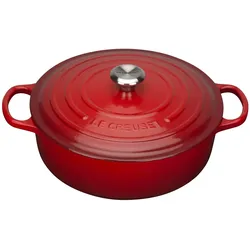 Le Creuset Gusseisen Gourmet Bräter rund 30 cm kirschrot