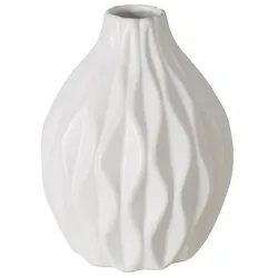 Vase Zalina Porzellan weiß 16cm