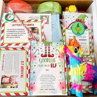 Akayoo 2023 Elf Kit 24 Days of Christmas, Elf-Kit 24 Tage Weihnachten, Elf Adventskalender 2023, Elf Toys Cartoon Box Gift, Kinder