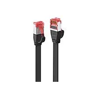 Lindy 47575 RJ45 Patchkabel CAT 6 U/UTP 10.00 m Schwarz mit Rastnasenschutz 1 St.