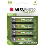 AgfaPhoto HR06 Mignon (AA)-Akku NiMH 2300 mAh 1.2V 4St.