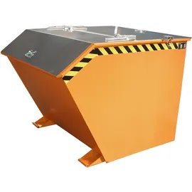 Bauer Kippbehälter Stahl 1500 l Gelborange