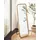 Beliani Standspiegel Malange 50 x 150 cm Rattan