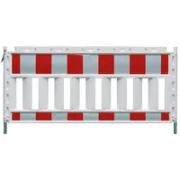 Schake Euro-Absperrschranken RA2/B 1,2 m, Weiß-Rot