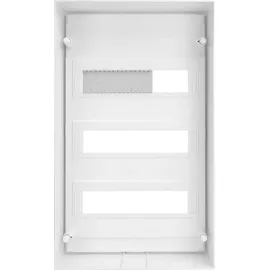 Doktorvolt Sicherungskasten Hager Aufputz Verteilerkasten 3x12 Module 14xMCB 2xRCCB VDE Überspannungsschutz verdrahtet Verteilerschrank Sicherungen 515x305x9...