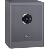 Basi 2020-0001-1200 mySafe Premium 450 Möbeltresor Zahlenschloss, Fingerabdruckschloss Grau