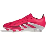 Adidas Predator League Soft Ground Football Boots Fußballschuhe, Lucid Red/Cloud White/Core Black, 48 EU
