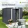 Juskys Geräteschuppen M 2,13 x 1,3 m anthrazit