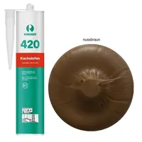 Ramsauer Kachelofen 420 nussbraun temperaturbeständige Fugendichtmasse 310ml Kartusche
