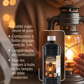 Höfer Chemie 60x 1 L Lampenöl Hochrein Kristallklar