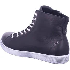 Andrea Conti Damen High Top Sneaker Schnürer Leder dynamisch 0341500, Schwarz 39