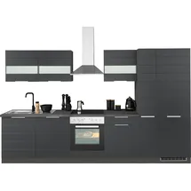 kochstation Küchenzeile KS-Luhe 330 cm grau