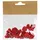 Riffelmacher & Weinberger Holz Streudeko Herzen Rot 24 Stck. - Ø 1,5 cm | 08268 - Hochzeit Tischdekoration