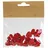 Riffelmacher & Weinberger Holz Streudeko Herzen Rot 24 Stck. - Ø 1,5 cm | 08268 - Hochzeit Tischdekoration