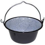 Max Fuchs Ungarischer Gulaschkessel aus bruchsicherem Emaille Outdoor Camping Lagertopf verschiedene Größen (4 Liter)