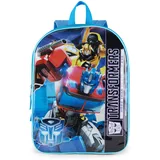 Hasbro Transformers Rucksack für Kinder, 38,1 cm, coole Transformers Büchertasche für Jungen, gepolsterte Gurte und großes Reißverschlussfach, Transformers Back to School Supplies, Transformers Blau, - 15 Inch