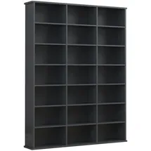 VCM Megosa Standregal 105 x 19 x 136 cm Grau