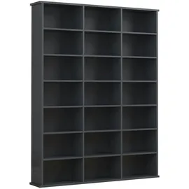 VCM Megosa Standregal 105 x 19 x 136 cm Grau