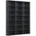 VCM Megosa Standregal 105 x 19 x 136 cm Grau