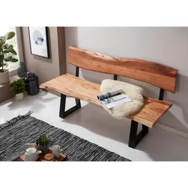 Wohnling Sitzbank GAYA Braun 180 x 60 cm