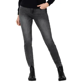 Timezone Damen Jeans TIGHT ALEENATZ WOMANSHAPE - Tight Fit - Grau -Vulcano Grey, Größe:27W / 32L, Farbvariante:Vulcano Grey Wash 8057 - 27W / 32L