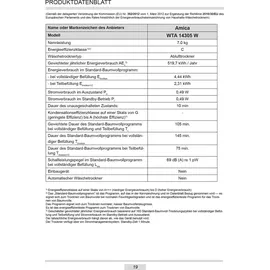 Amica WTA 14305 W Ablufttrockner (7 kg)