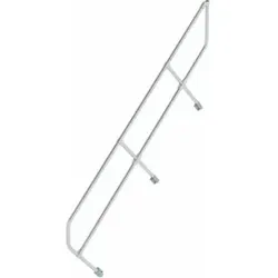 MUNK zweiter Handlauf Aluminium-Treppe 45° 9 Stufen