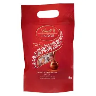 Lindt Pralinen Lindor Milch, 1000g, 78 Kugeln