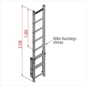 Hymer ausziehbare Einstiegshilfe