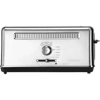 GASTROBACK Design Toaster Advanced 4S - Schwarz, Silber