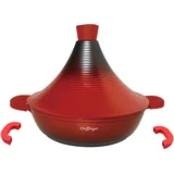 Cheffinger Aluguss Tajine Tagine Ø32cm Induktion Silikongriffe Gartopf