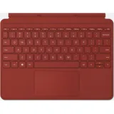 Microsoft Surface Go 2 Cover Tastatur mohnrot