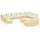 vidaXL Garten-Lounge-Set 13-tlg. creme Kiefer