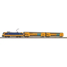 PIKO Start-Set E-Lok Personenzug mit 2 Doppelstockwagen 97939 H0