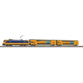 PIKO Start-Set E-Lok Personenzug mit 2 Doppelstockwagen 97939 H0