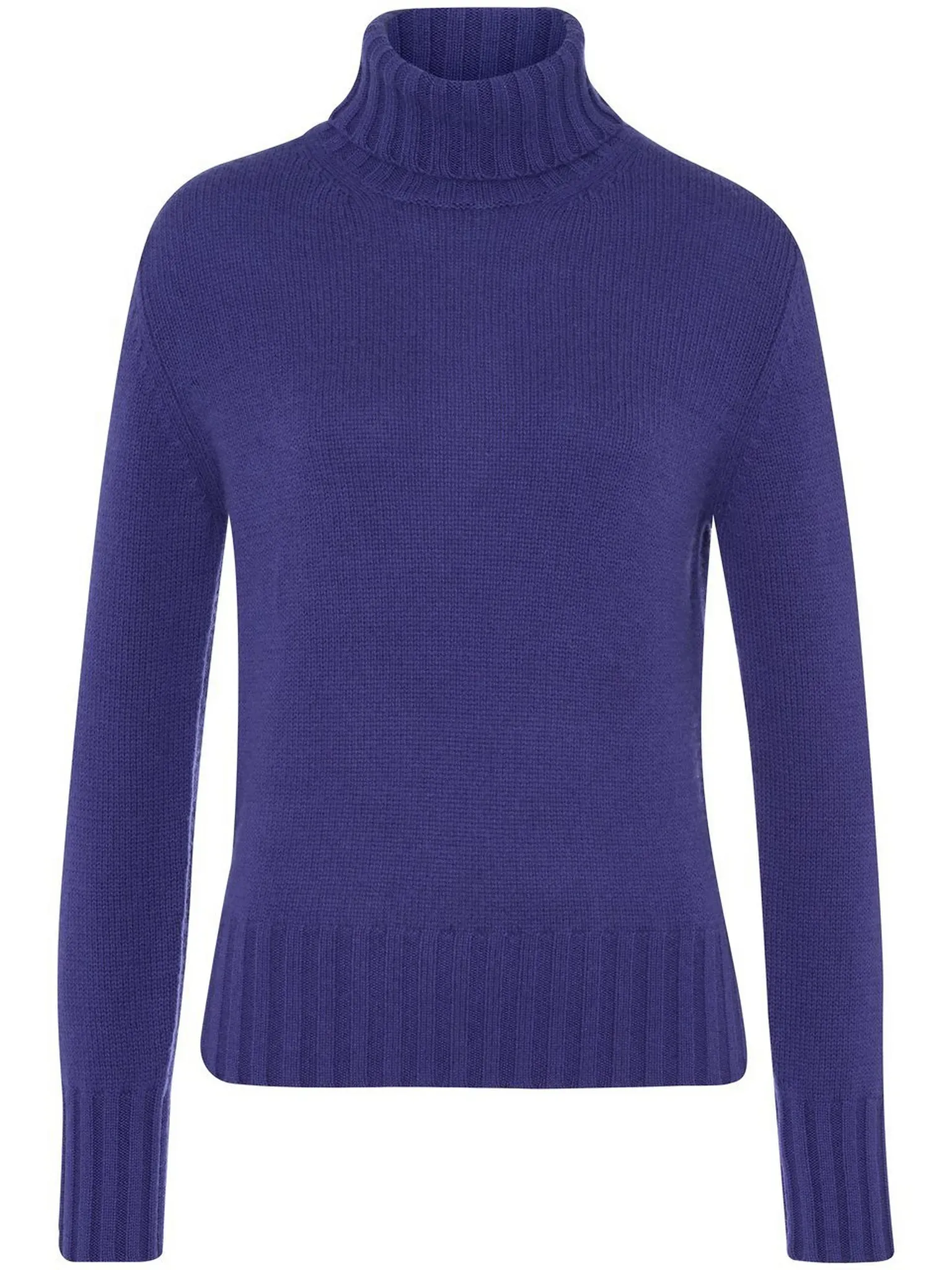 Le pull col roulé 100% cachemire modèle Bernadette  Peter Hahn Cashmere violet