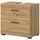 xonox.home Waschbeckenunterschrank 2 Schubladen 60 x 56 x 34 cm Braun/Schwarz